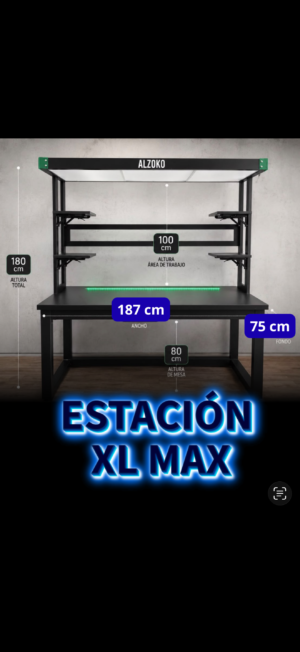 Estación de servicio, XL Max 187x75 ( luces cálidas ) Luces auxiliares